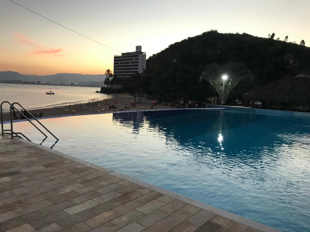 Apartamento Pe Na Areia Frente Para O Mar E Piscina Na Prainha Caraguatatuba Luaran gambar