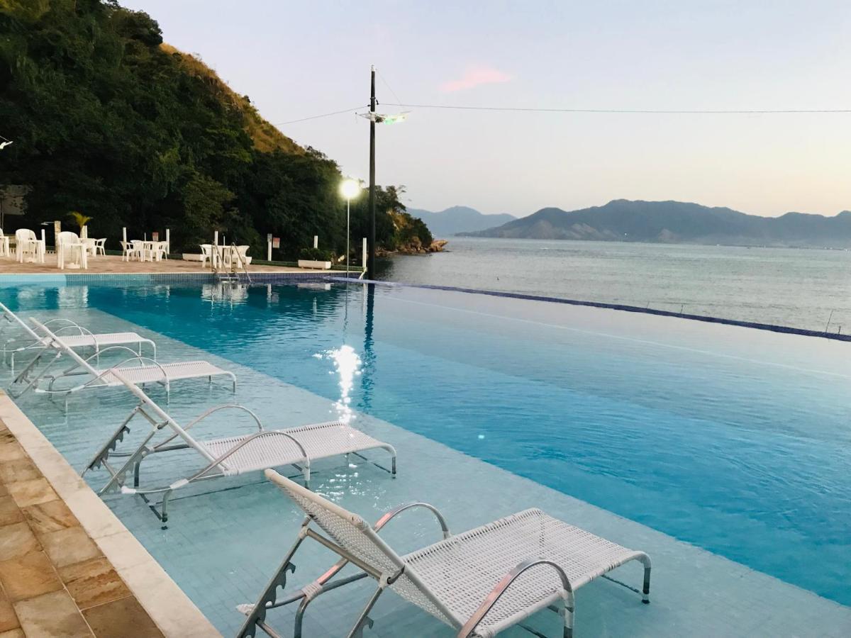 Apartamento Pe Na Areia Frente Para O Mar E Piscina Na Prainha Caraguatatuba Luaran gambar