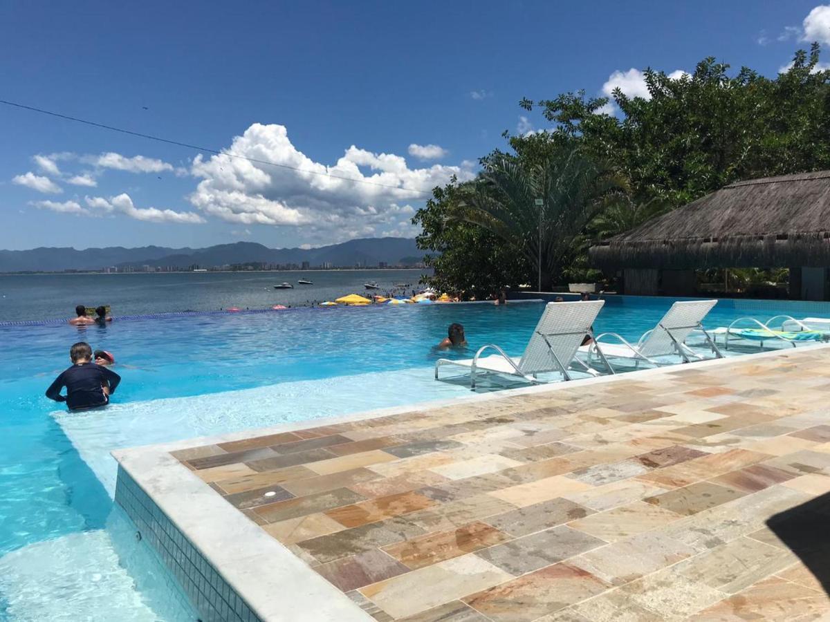 Apartamento Pe Na Areia Frente Para O Mar E Piscina Na Prainha Caraguatatuba Luaran gambar