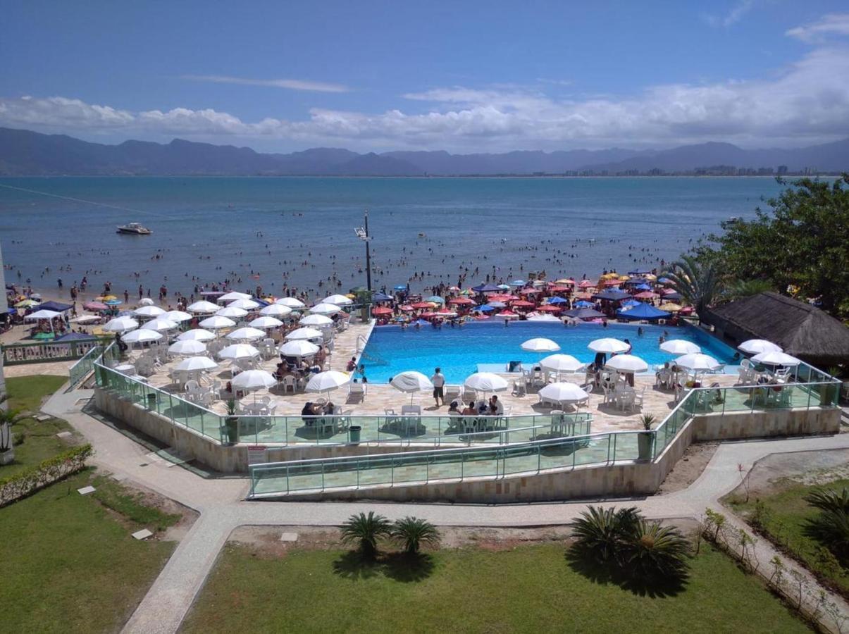Apartamento Pe Na Areia Frente Para O Mar E Piscina Na Prainha Caraguatatuba Luaran gambar